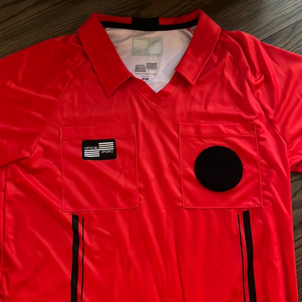 United States Soccer Federation official referee jersey (RED)